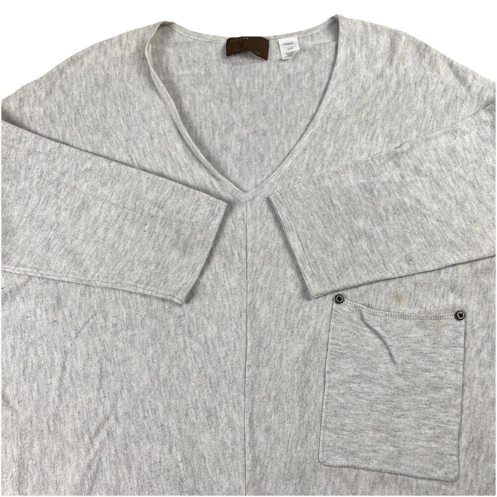 Kerisma Beige Mercerized Wool Blend Sweater Women's Medium Beige Brown